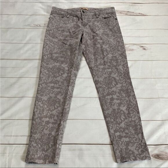 Sanctuary Gray Lace Print Skinny Jeans - Picture 13 of 13